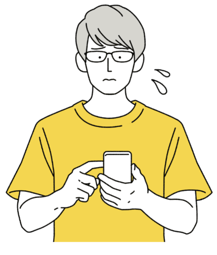 悩む人3