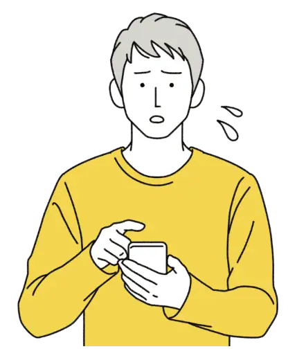 悩む人2